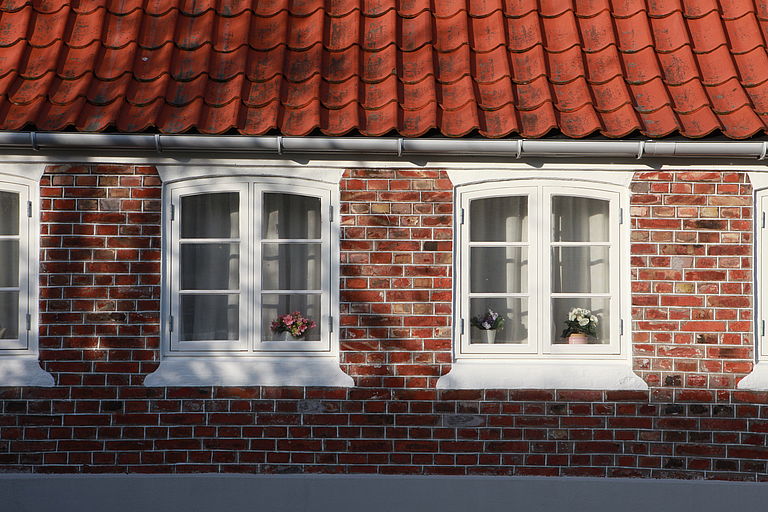 Hus med koblede vinduer i Sønderho